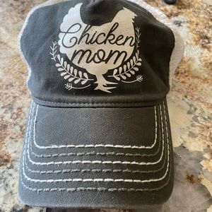 Chicken Mom baseball hat/cap
